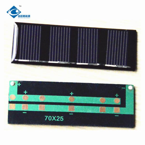 2V Perovskite Optimizer Solar Panel ZW-7025-2V Transparent Epoxy Adhesive Solar Panel 0.18W