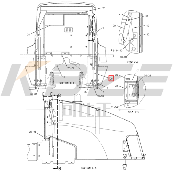 KBZE OEM QUALITY SPRING AS-GAS 203-5470 2035470 REPLACEMENT FOR CAT AP-600D AP-655D CP-433E