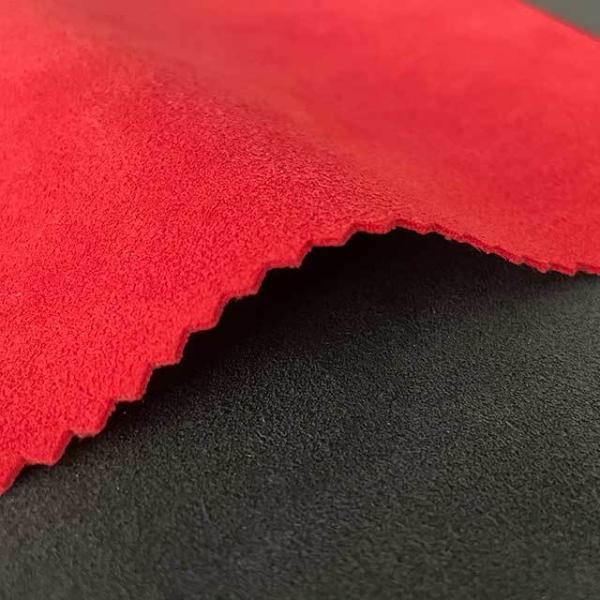 Rexine Leather For Auto Upholstery Ultra Soft PU Coated 70/30 Polyester Blend
