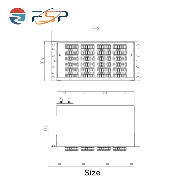 Высокая плотность черного субоптического распределительного каркаса
