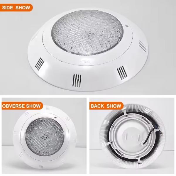 DC 24V CRI Ra 85 9W 18W ABS RGB LED Underwater Light for Swimming Pool Waterproof