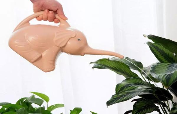 Molhar plástico do pulverizador das ferramentas de jardim enlata a lata molhando 1L dos desenhos animados das crianças