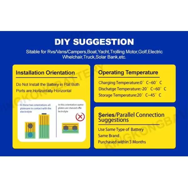 Запечатанная свинцово-кислотная батарея 12В 100Ах 200Ах 300Ах GEL AGM Акумулятор для дома