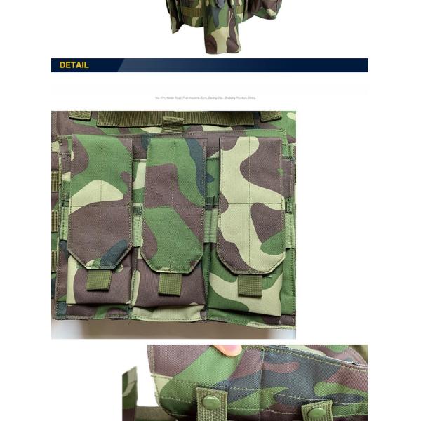 Полиэстерный жилет/жакет для защиты тела Картонный пакетик Размер 63*47*50 см Зеленый и прочный