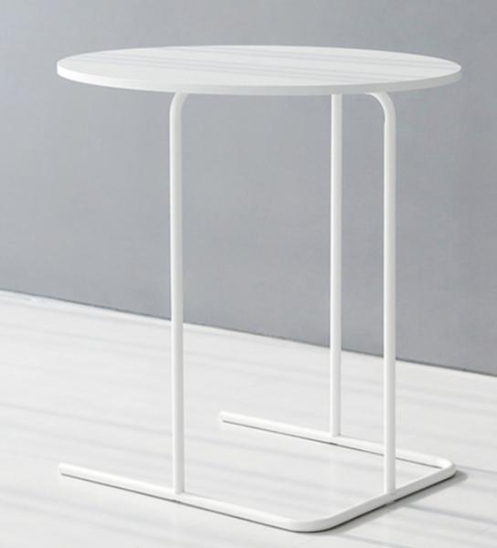 Black White Modern Solid Wood And Metal Coffee Table Nesting Side Tables