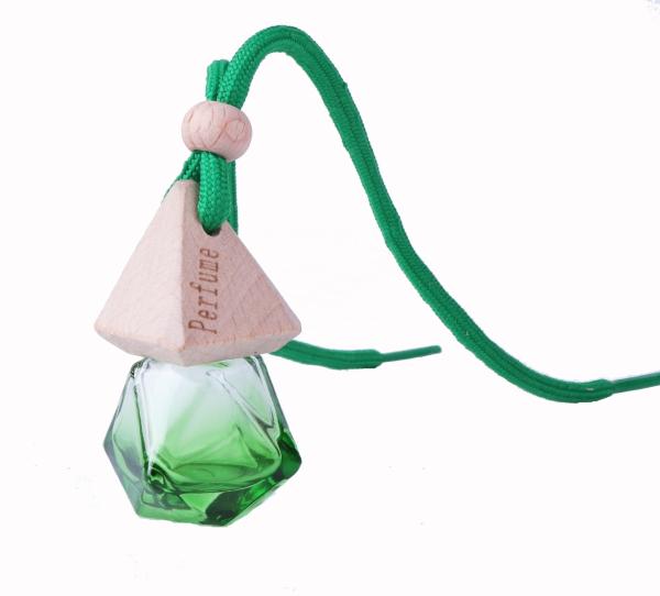 Diamond Shaped Car Perfume Bottle With Color Interior Accessories Diffuser