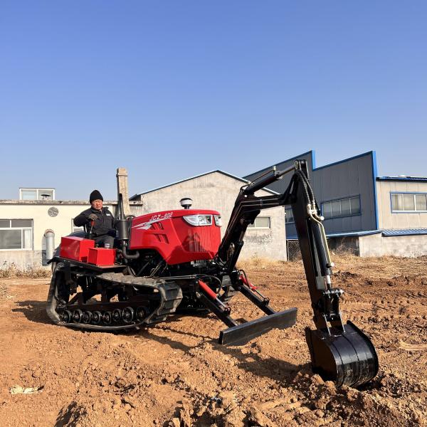 80HP Agricultural Crawler Tractor Mini Excavator Tractor Equipment
