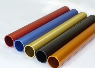 High Hardness Hybrid Powder Coating , RAL1016 Sulfur Yellow Carbon Steel Pipe Coating