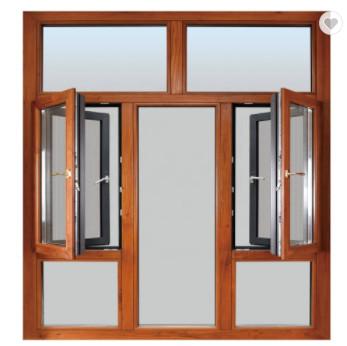 KLUK Aluminium Swing Windows , Double Swing Out Windows With Grill And Mesh