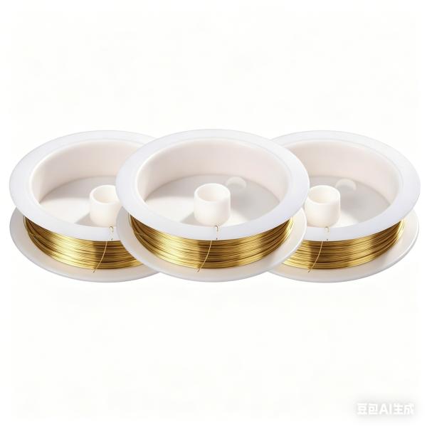 0.003mm Ultra Fine Gold Plated Tungsten Wire For Microelectrode Biosensor Implant Device