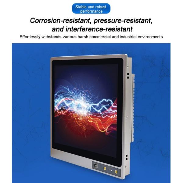 Professional All-in-one Industrial Control Computer  Workshop Embedded 15 Inch Wall-mounted Capacitive Fully Enclosed Industrial Tablet PC