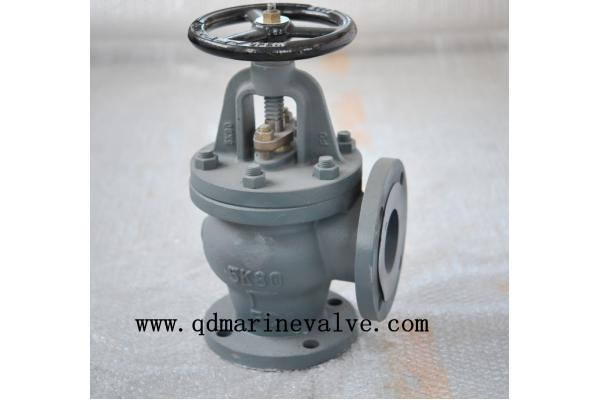 5K Marine Cast iron angle valve JIS F7306