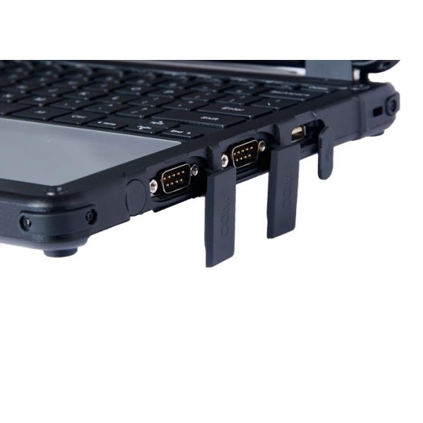 CE Approved Black Tough Rugged Laptops , 11.6 Inch Rugged Outdoor Laptop