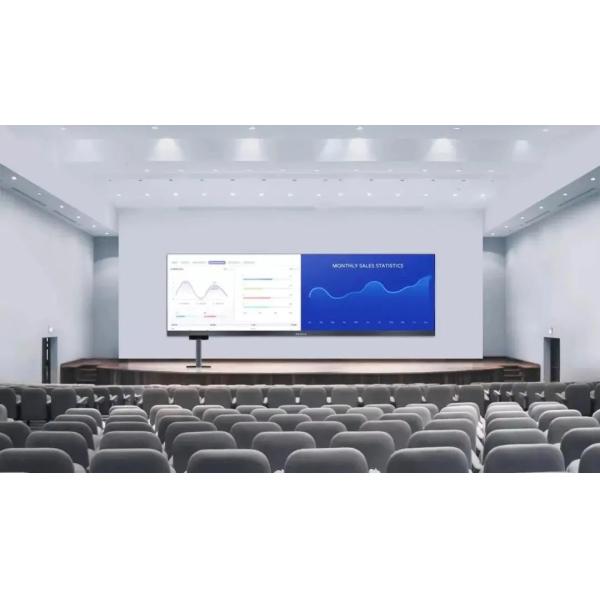 Full Front Service Narrow Pixel Pitch LED Display with 640000 Pixel Density and ≥3000:1 Contrast Ratio for Meeting Rooms