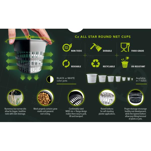 Commercial Aquaponics Growing Systems Agricultural Greenhouse Indoor Hydroponics Plant Net Basket Hydroponic Vegetable