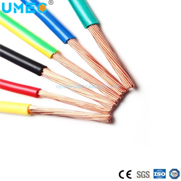 Fios elétricos flexíveis de PVC isolados H07V-K para sistemas elétricos de edifícios