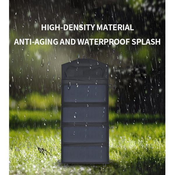 28W 6V/4.66A Travel Waterproof Charge Low Power Solar Panel Outdoor Foldable Portable