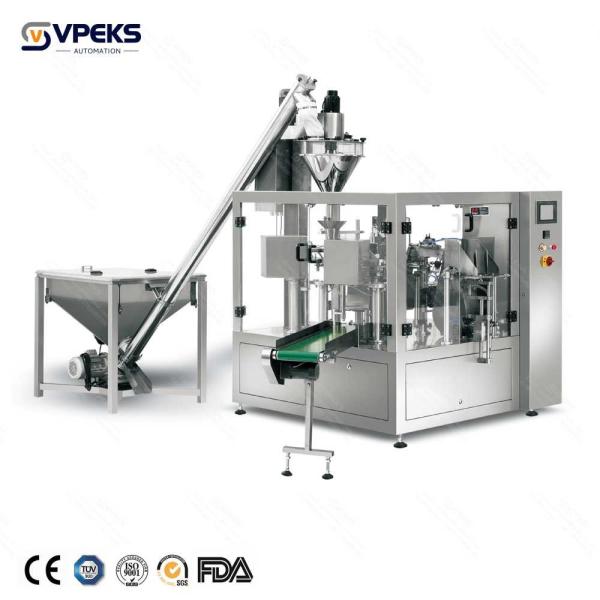 Accurate Positioning Premade Pouch Packing Machine Three Phase