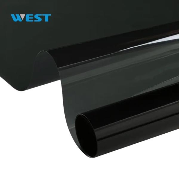Dark Green Solar Control Car Window Tinting Film Self Adhesive With Ultra Clear Vision