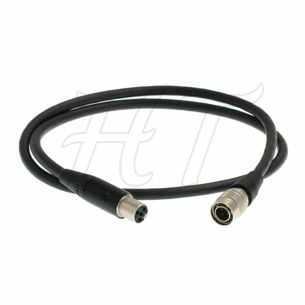 SONY F55 F5 Hirose Power Cable , TVLogic VFM LVM SRM Monitor Power Cable Hirose