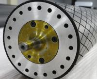 Roller de fibra de carbono ligero en película de plástico para la fabricación de revestimiento