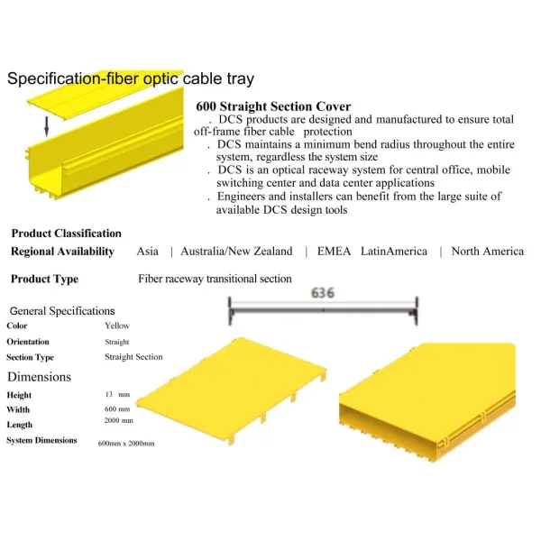 Raceway Cable Tray Fiber Optic Cable Tray Fiber Management
