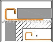 Металлические уголки 8 мм из нержавеющей стали для столешниц