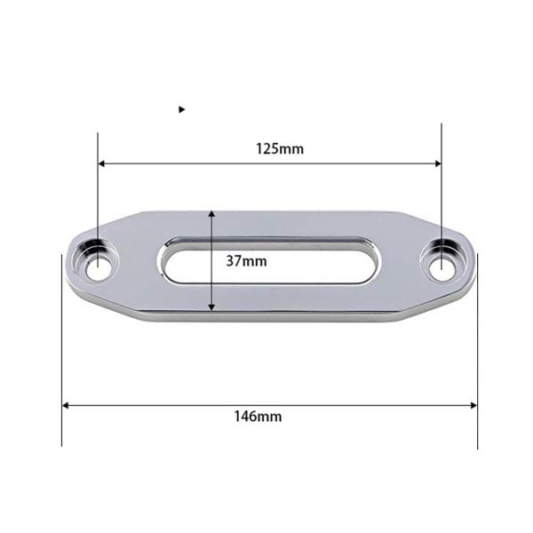 Surface Oxidation Treatment Atv Hawse Fairlead , Synthetic Rope Hawse Fairlead