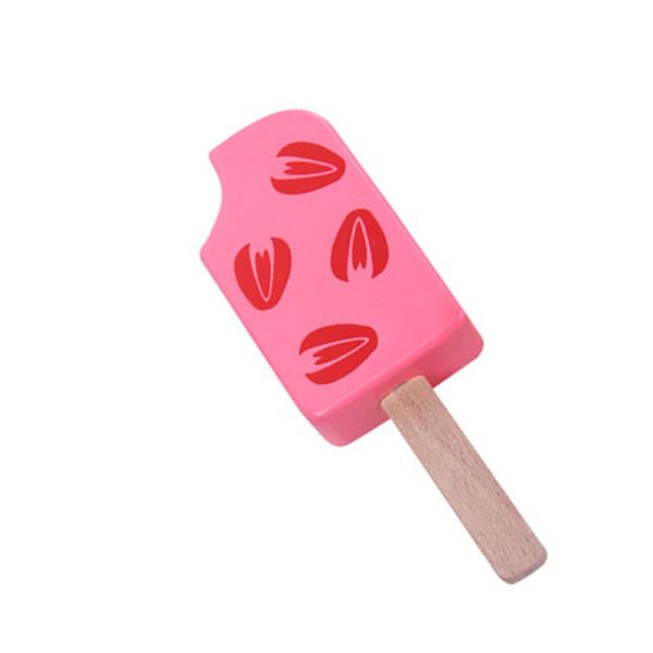 Juguetes de madera impresos del helado 1pc para los juguetes preescolares del muchacho de la muchacha