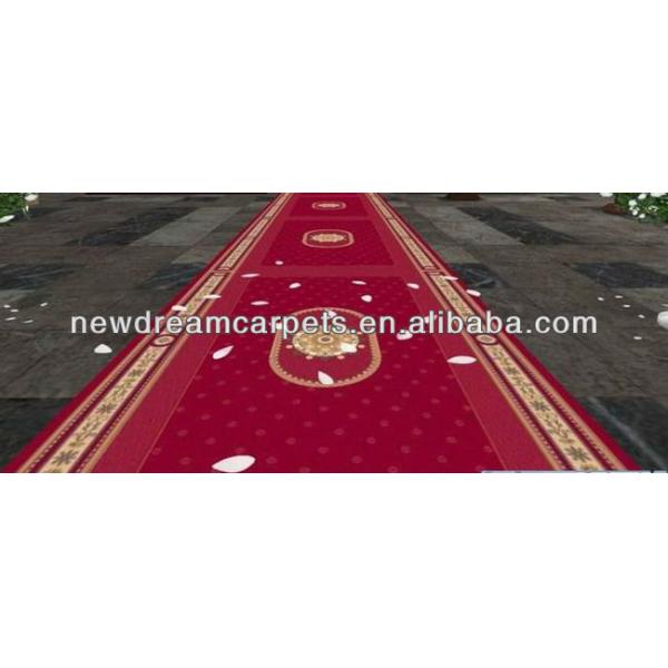 Stock 20% Nylon 80% Wool Five-Star Woven Axminster Carpet for Hotel Lobby Restaurant