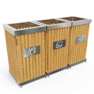 Recipiente de desperdício exterior de rolamento do certificado 10.5gal da tampa EN840