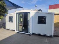 Casa de contêineres dobrável expansível 20ft 40ft Loja de escritórios Casas pré-fabricadas