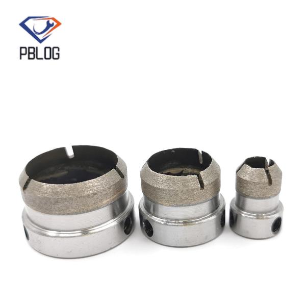 Factory wholesale Sintered Glass ceramic slate drill Diamond raw material drill bit