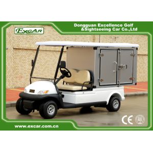 EXCAR 2 seater Electric Utility Carts Hotel Buggy With Customized Cargo LED