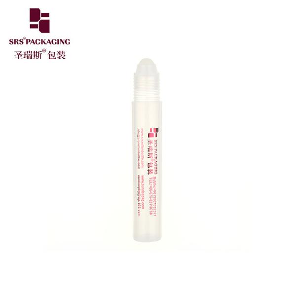 15ml White PP PCR Roll On Bottle with Matte Finish for Essential Oil and Eye Care