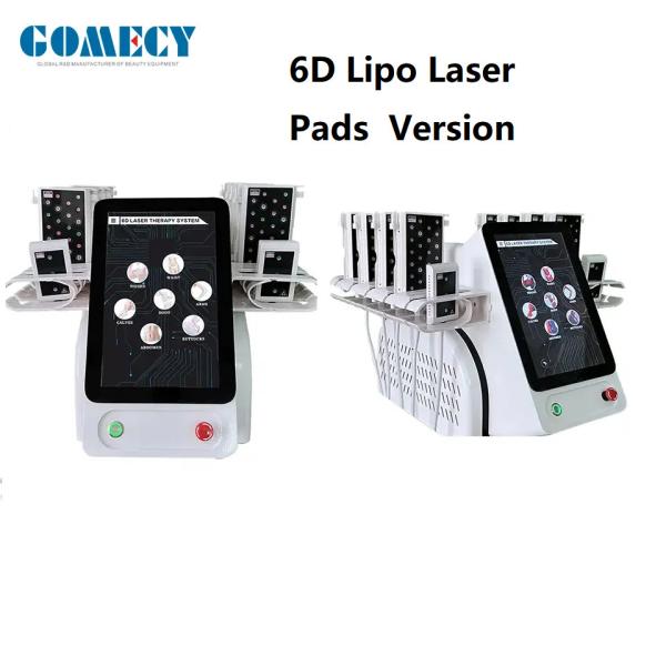 GOMECY 2023 6 em 1 Laser Lipo Perda de Gordura Corpo Emagrecimento Salão de Perda de Peso Máquina de Beleza Laser