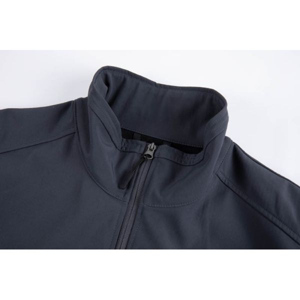 Men’s Softshell Work Vest with Contrast Zippers - Wind-resistant, Water-repellent, and Breathable Outdoor Gilet