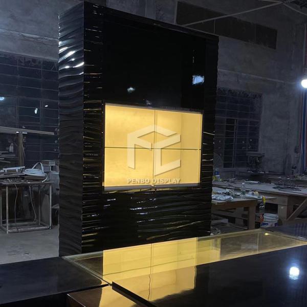 Plywood Eyewear Display Stand For Vape Shop Furniture