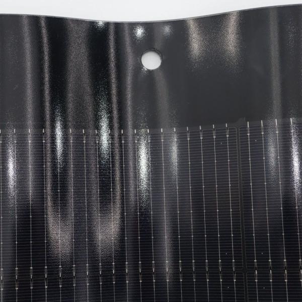50W Curved BIPV Solar Panel Roof Tiles Short Circuit Voltage 8.62A CE TUV Certificated