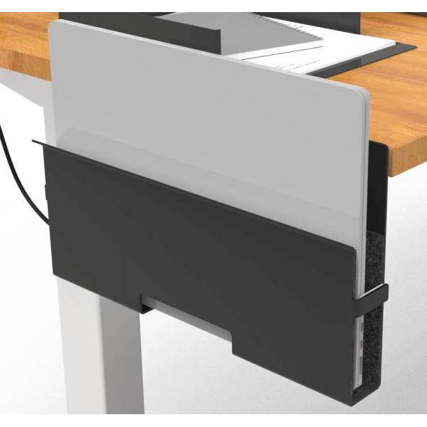 ISO9001 Rohs CE Железный боковой монтаж ноутбука Стол металлический ноутбук с боковым хранилищем