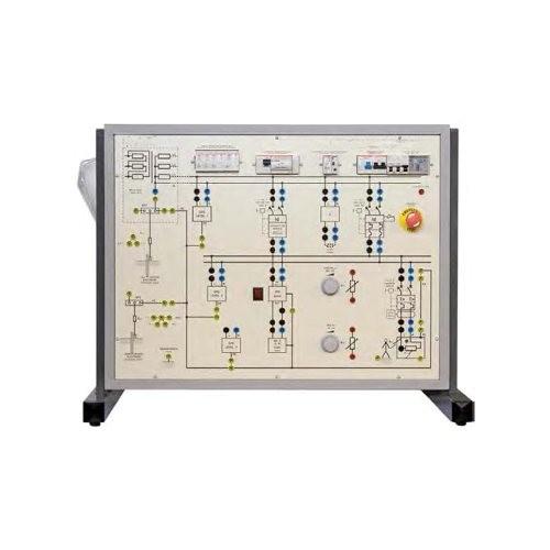 Demonstration Panel for the Study of the Protection Devices for Safety and Continutity of Electric Power Supply