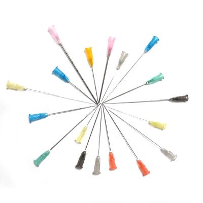 Comércio Aço Inoxidável Enchimento Dérmico Enchimento Facial 22g 23G 25g 38mm 50mm Flexível fina fina Micro-ponta fina Agulha Cannula