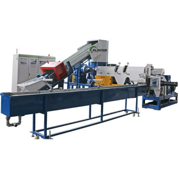 PP PE Agricultural Film Woven Bag Plastic Pelletizing Recycling Machine 900kg/H