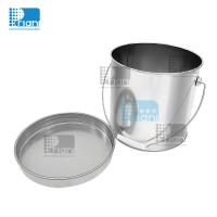 3.7l de pintura para automóviles Envases de estaño de 1 galón latas de estaño con tapas de palanca / mango de hierro