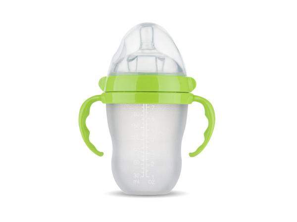 Food Grade Baby Milk Feeding Bottle , Eco Friendly Breastfeeding Friendly Bottles