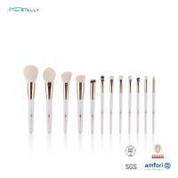 En nylon faits sur commande voyage des cheveux 12pcs brosse de lecture la poignée en bois naturelle