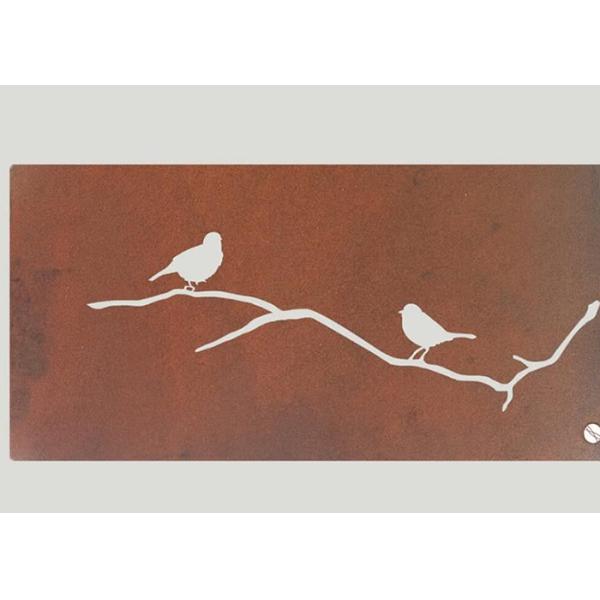 Outdoor Laser Cut Corten Steel Garden Ornaments 1200mm Height