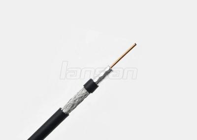 75 OHMS que trançam o revestimento de PVC de cobre desencapado coaxial de With do condutor do cabo Rg11 da tevê de CATV
