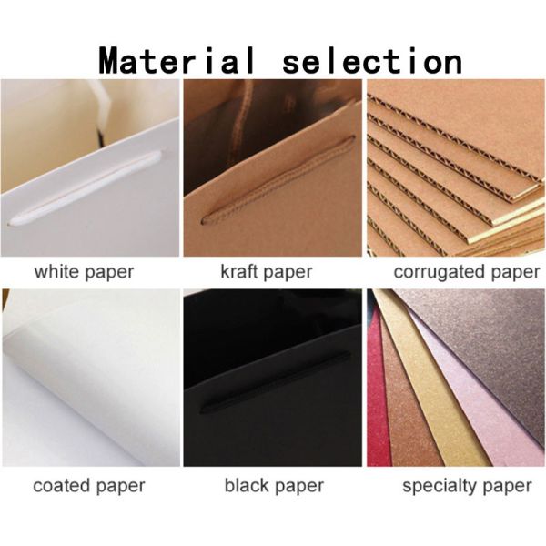 Luxury CCWB Paper Cardboard Shopping Bag Customized Logo for Clothes garment