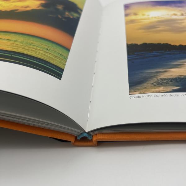 Cosidos / Perfeita ligação Livros de arte paisagística 4 cores 305mm x 229mm